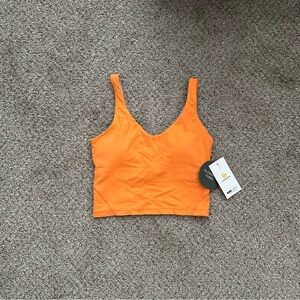 🧡 (NWT) Glow Mode • Orange Longline Bra Top